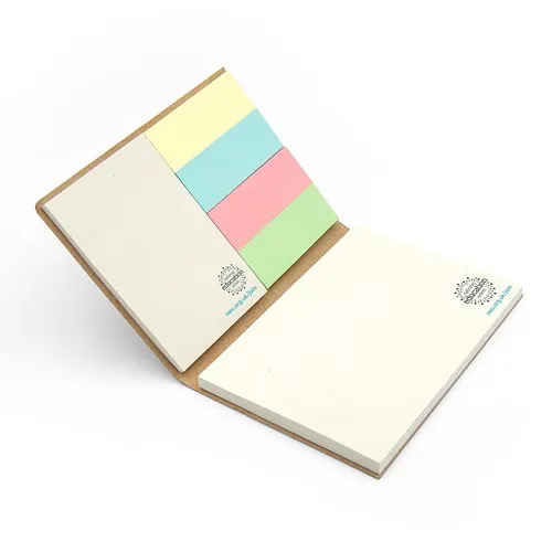 Set Notes Adhésives Kraft Recyclé Personnalisable