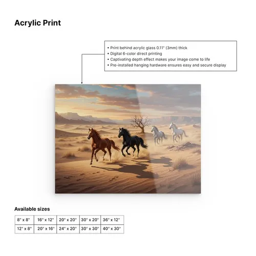 Impression sur Acrylique Personnalisée - Effet Profondeur Premium