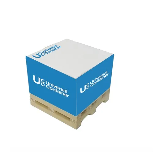 Bloc-notes adhésif cube bois 500 feuilles personnalisable