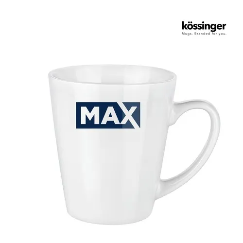 Mug Conique Cosmos en Grès Blanc - Personnalisable par Sérigraphie