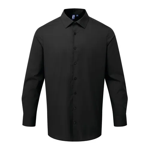 Chemise Manches Longues Coton Slub Chambray Femme