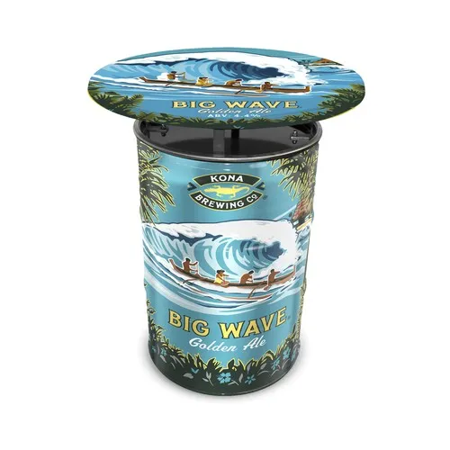 Table Baril Personnalisable Full Colour - Intérieur & Extérieur