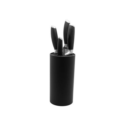 Set de 4 Couteaux de Cuisine Personnalisables avec Bloc de Rangement