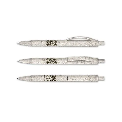 Stylo Bille Éco-Responsable en Paille de Blé Personnalisable