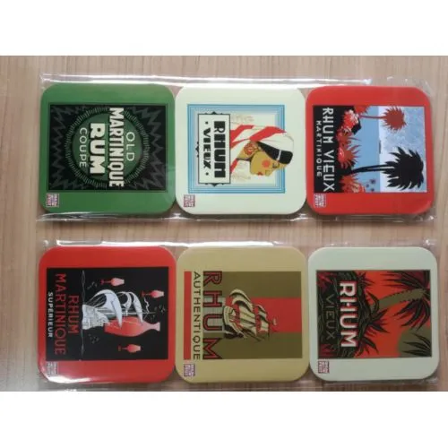 Sous-verres publicitaires personnalisés - Fond carton renforcé