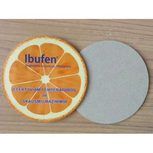 Sous-verres publicitaires personnalisés - Fond carton renforcé