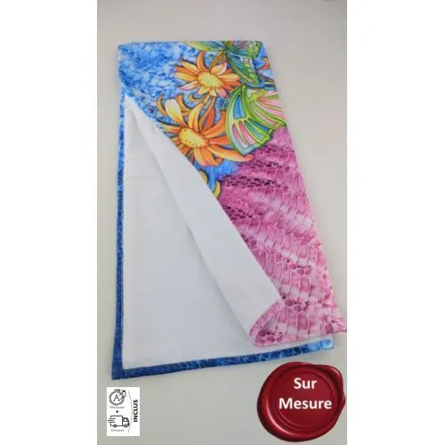 Drap de Plage Personnalisé 100x150 cm - Impression Quadri Sublimation