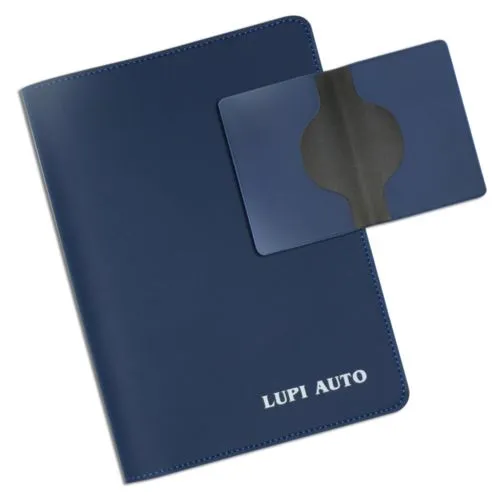 Étui Porte Carte Grise 3 Volets Cristal Personnalisable