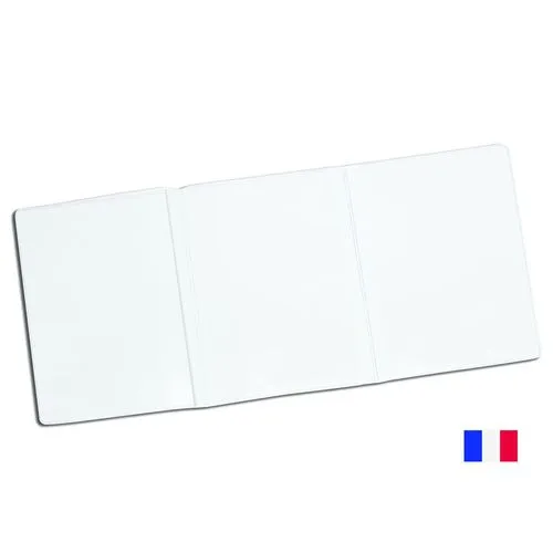 Étui Porte Carte Grise 3 Volets Cristal Personnalisable