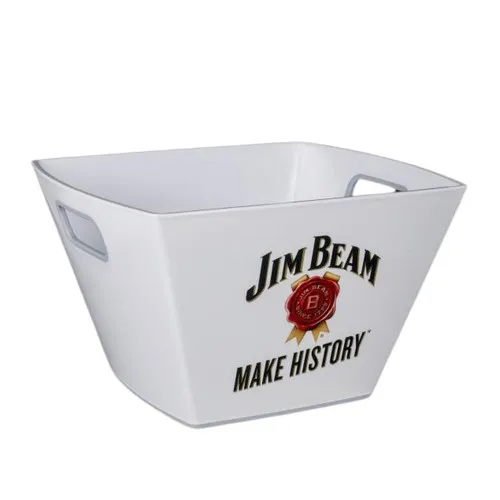 Seau à glace publicitaire personnalisable en ABS - Sérigraphie