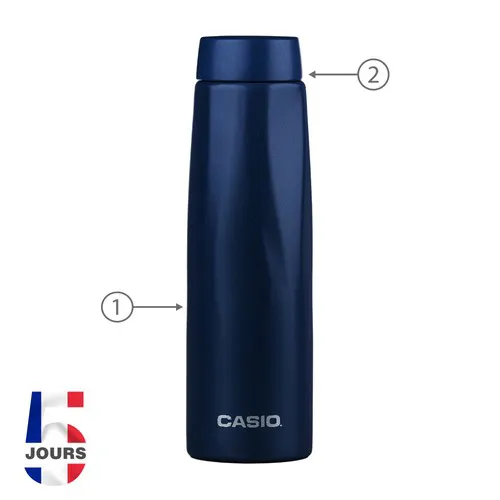 Calypso Bouteille isotherme 500ml Bleu