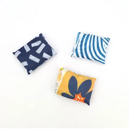 Sac Shopping Pliable Personnalisé en Polyester - Sérigraphie