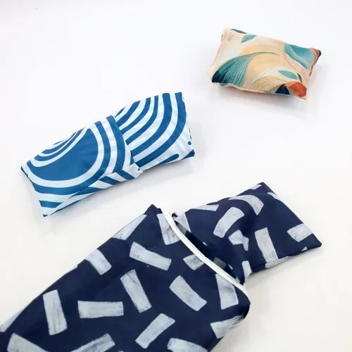 Sac Shopping Pliable Personnalisé en Polyester - Sérigraphie