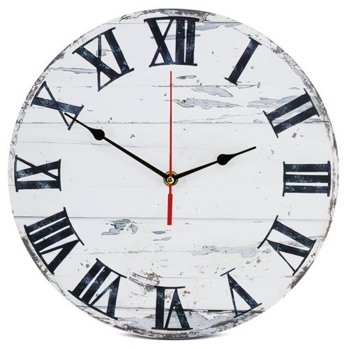 Horloge Murale Vintage Personnalisable - Impression Multicolore