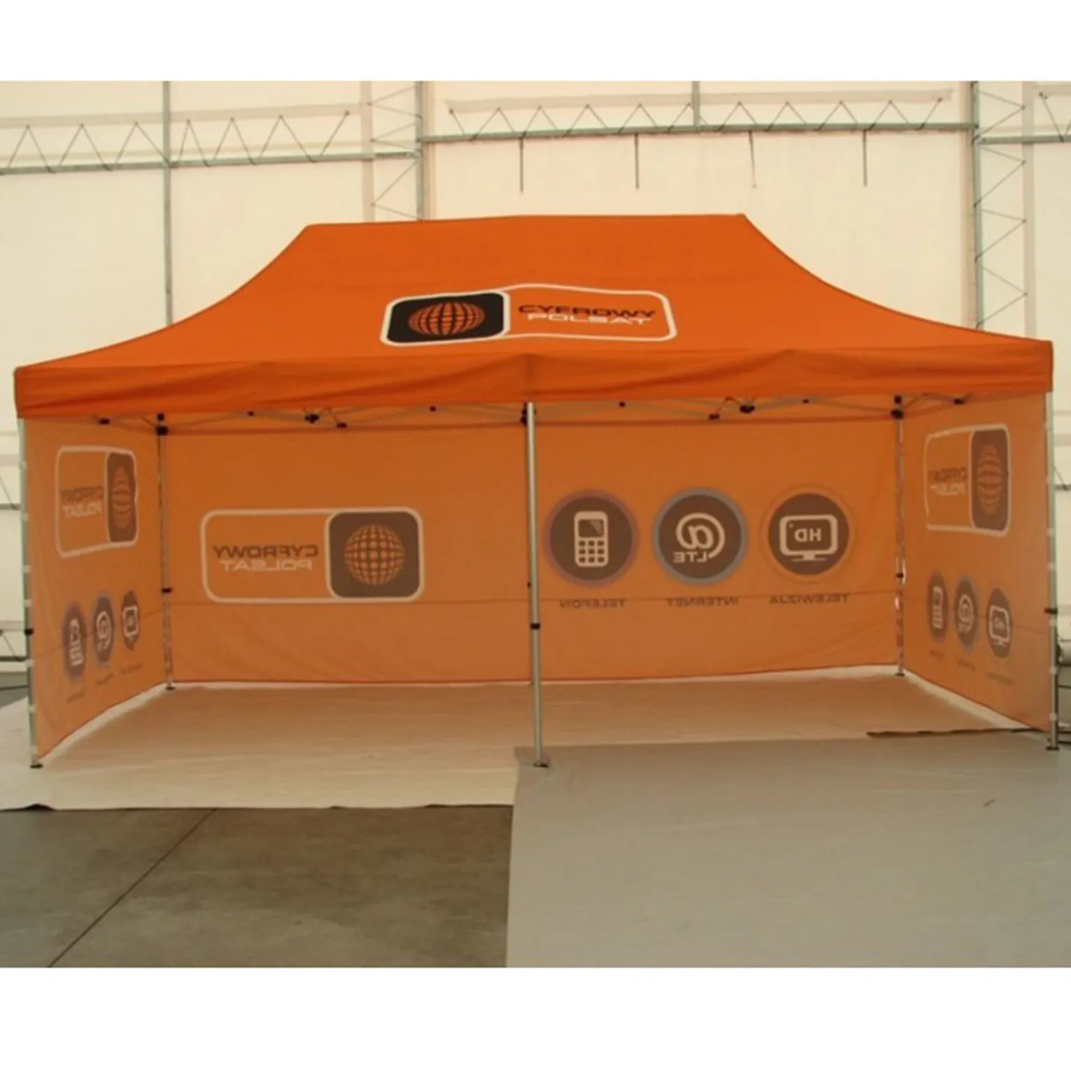 Tente Publicitaire 1,5x1,5m Personnalisable - Polyester Premium
