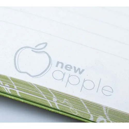 Carnet écologique en NewApple personnalisable - 175x175mm