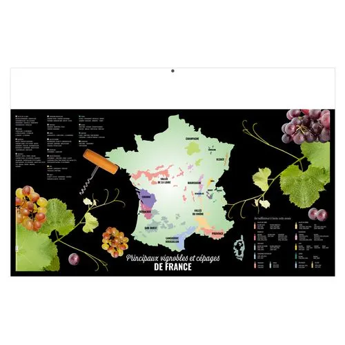 PARADIS TERRESTRES 2026 - MAXI 650 x 405 mm - LEGER 400G - DOS ECOGESTES - SANS MARQUAGE - 1 TROU EN TETE