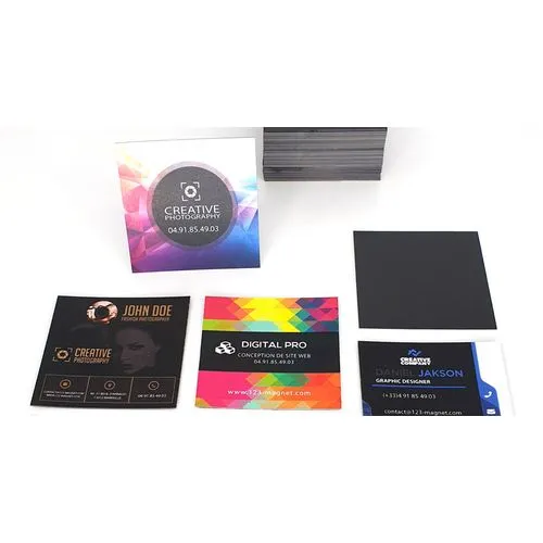 Magnet Publicitaire Personnalisé 8x8cm - Fabrication Française Express