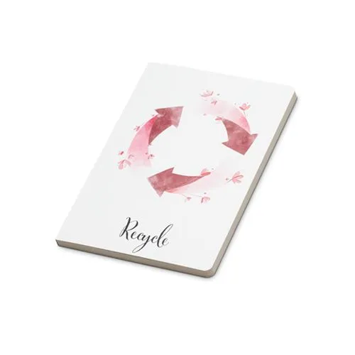 Cahier A5 Recyclé Personnalisable - Couverture Souple 80 Feuilles