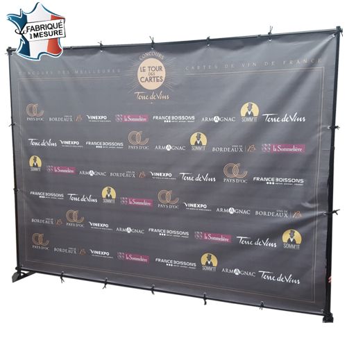 Toile Lumineuse Publicitaire LED Personnalisable - Fabrication Française