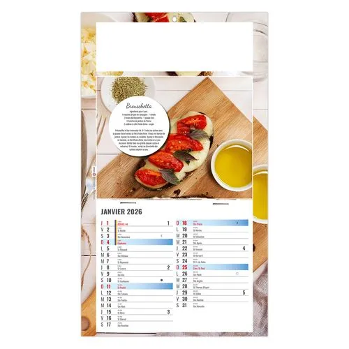 PLAQUE 1 VUE NICOLAS 2026 - DOS CARTON - BLOC B2 - SANS MARQUAGE