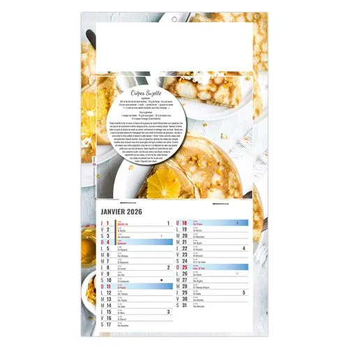 PLAQUE 1 VUE NICOLAS 2026 - DOS CARTON - BLOC B2 - SANS MARQUAGE