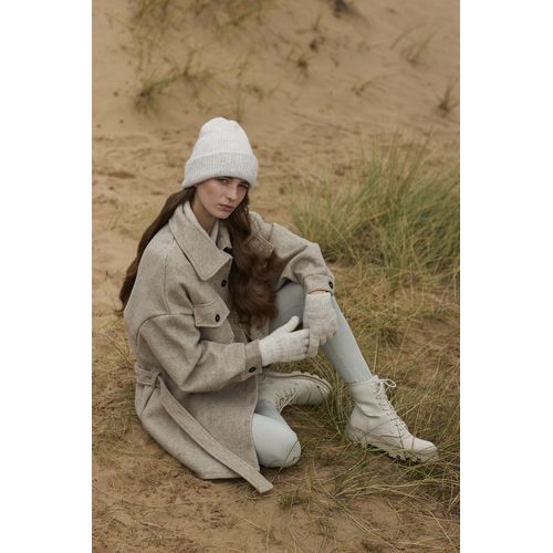 Gants écru mélangé personnalisables par sérigraphie