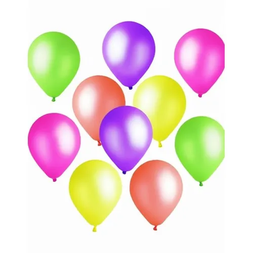 10 Ballons latex FLUO 26 cm