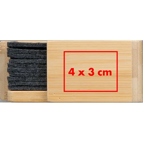 10 dessous de verre en feutrine CELESTE