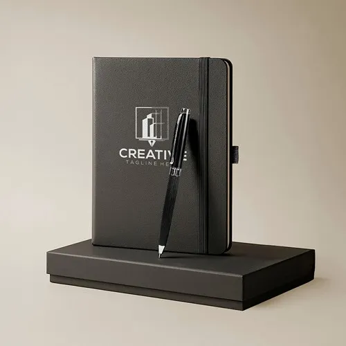Coffret Cadeau d'Écriture A5 avec Carnet et Stylo Personnalisable