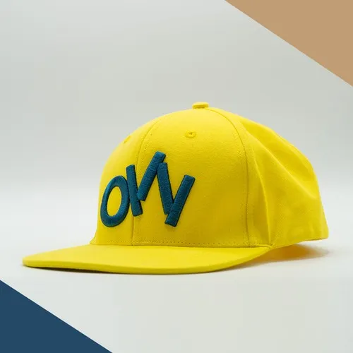 Casquette Snapback 6 Panneaux Personnalisable - Visière Plate