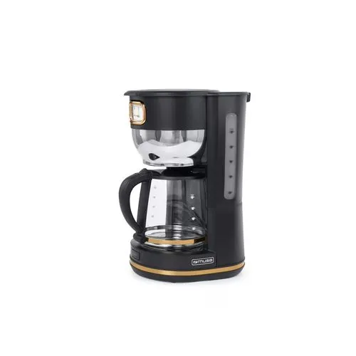Cafetière électrique 10 tasses personnalisable - Noir mat