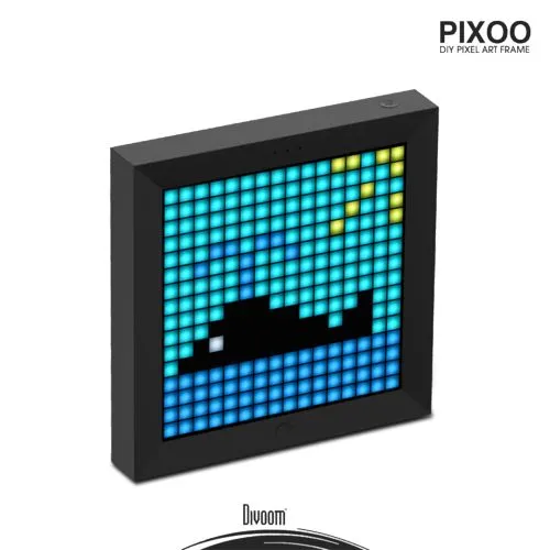 Cadre Photo Numérique Pixelisé Personnalisable - Écran LED 16x16