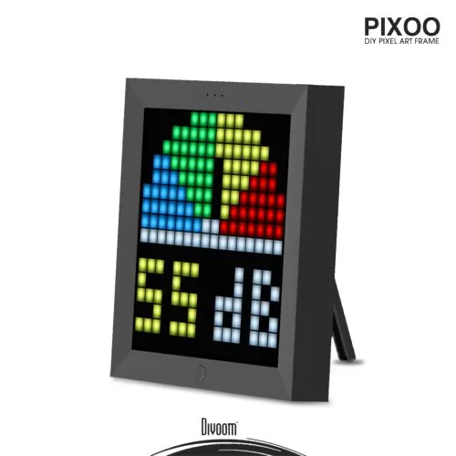 Cadre Photo Numérique Pixelisé Personnalisable - Écran LED 16x16