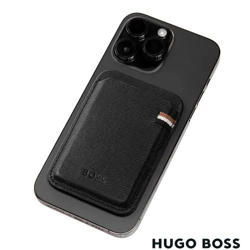 Porte-Cartes Magnétique MagSafe en Cuir Véritable Personnalisable