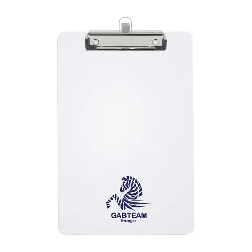 Porte-bloc A4 Polypropylène Personnalisable avec Clip Stylo