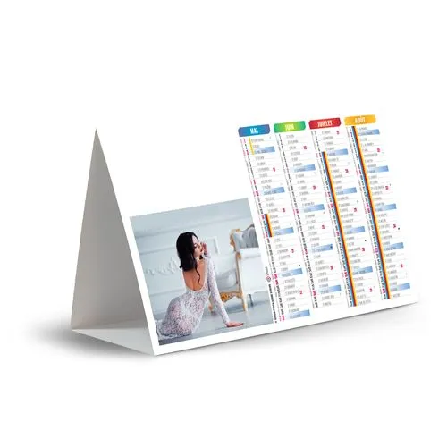 CHEVALET DE COMPTOIR - SATIN 2026 - QUADRI