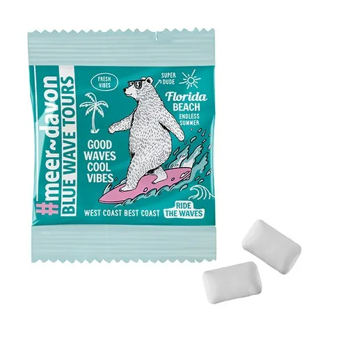 Boîte Papier Personnalisée XS - Pastilles Menthe Sans Sucre
