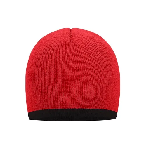 Bonnet avec bord contrasté