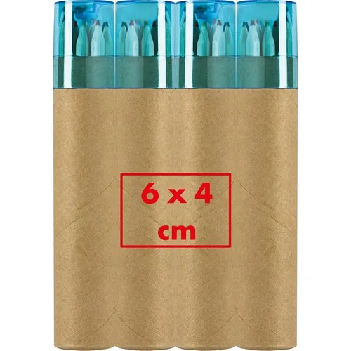 12 crayons de couleurs avec taille-crayon MIA