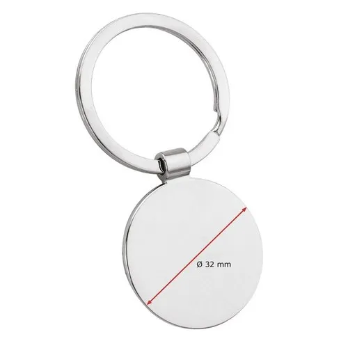 Porte-clés Football Métal Chromé Personnalisable