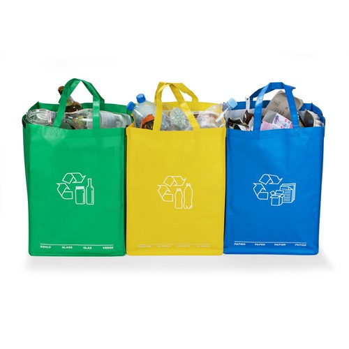 Sacs de tri sélectif personnalisables - Kit recyclage entreprise
