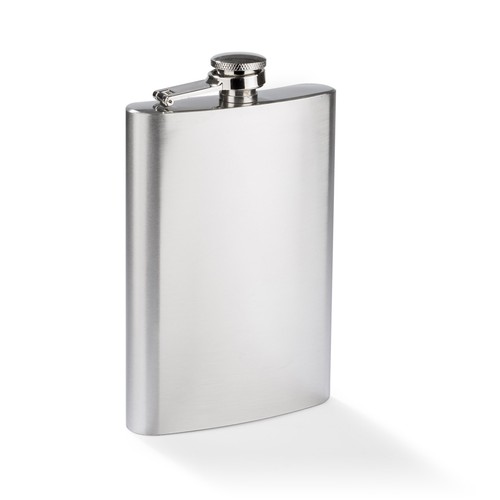 Flasque personnalisable 240 ml en acier inoxydable gravée