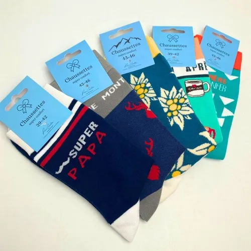 Chaussettes personnalisées en sérigraphie pour entreprises