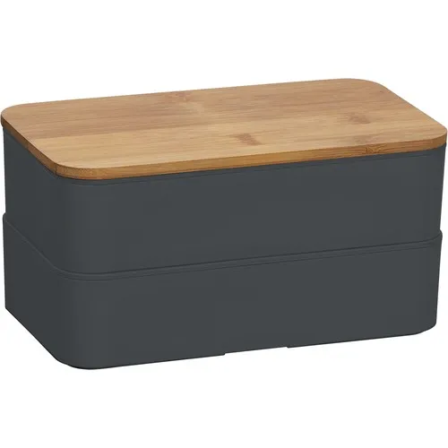 Boîte Repas Écologique Bambou Double Compartiment Personnalisable