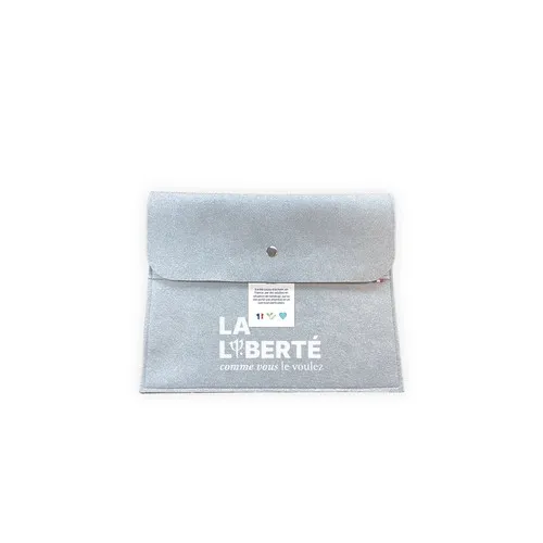 Pochette tablette 10" en feutrine végétale personnalisable