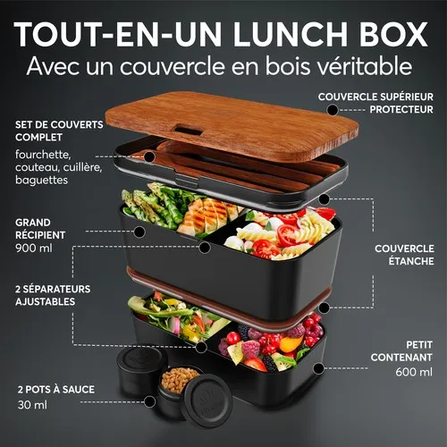Lunch Box Encastrable Premium Personnalisable - Cadeau RSE Entreprise