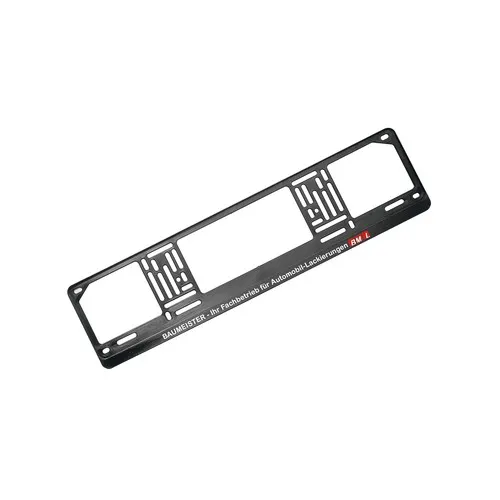 Support Plaque Immatriculation Personnalisable - Plastique Recyclé