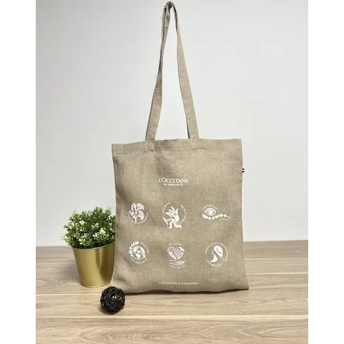 Sac en Lin 100% Français - Tissage France - Anses Longues