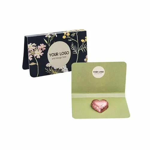 Carnet Publicitaire Gourmand avec Sucreries Personnalisables